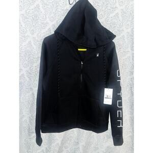 NWT Spyder Youth XL Full-Zip Hoodie (Fits Adult Men’s Large) - Black SWF043